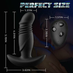 JOAIDA Prostate Massager with APP-remote control 3 Thrusts & 9 Vibrations