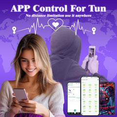 APP-Controlled 9 Pulsing Thrusting Rabbit G Spot Vibrator