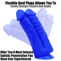 7.8‘’ AIMITEX Colorful double-dildo silicone dildo adult sex toy