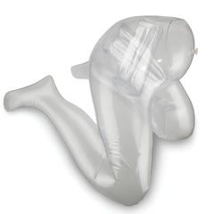 PVC Inflatable Female Half-body Toroso Transparent Model