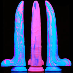Deer Whip Colorful Big Dildo With Suction Cup