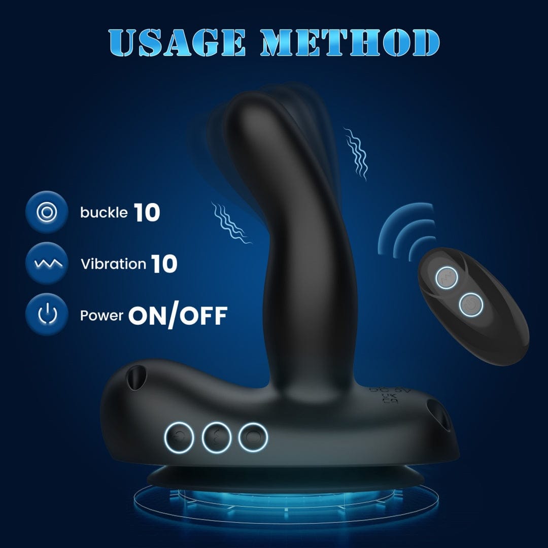 5.27‘’ Mini Saddle G Spot Prostate Vibrator With Suction Cup & Panty