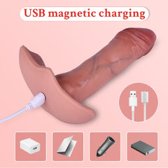 7.5‘’ 3 in 1 Thrusting Realistic Wearable Dildo Vibrator with Remote Control