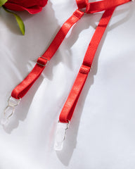 Love Language -  Lace Lingerie Set - Red