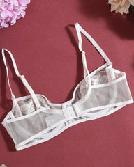 Catch Your Breath - White Lace Lingerie Set
