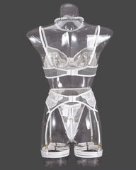 Catch Your Breath - White Lace Lingerie Set