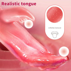 G-spot Clitoral Stimulation 12 Frequency Simulation Tongue Vaginal Massage Vibrator