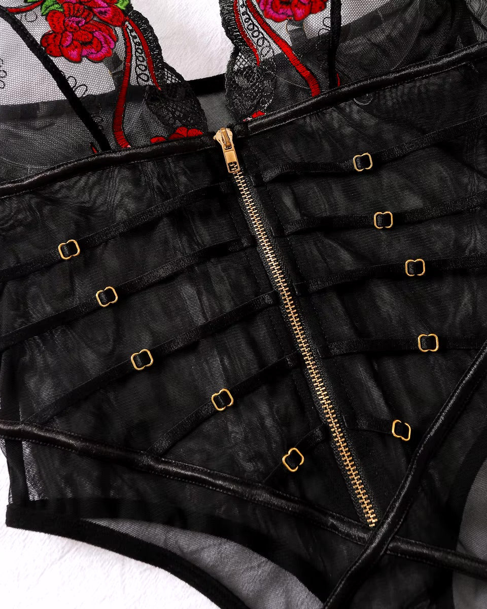 Make it Happen - Zip - Up Lingerie Bodysuit