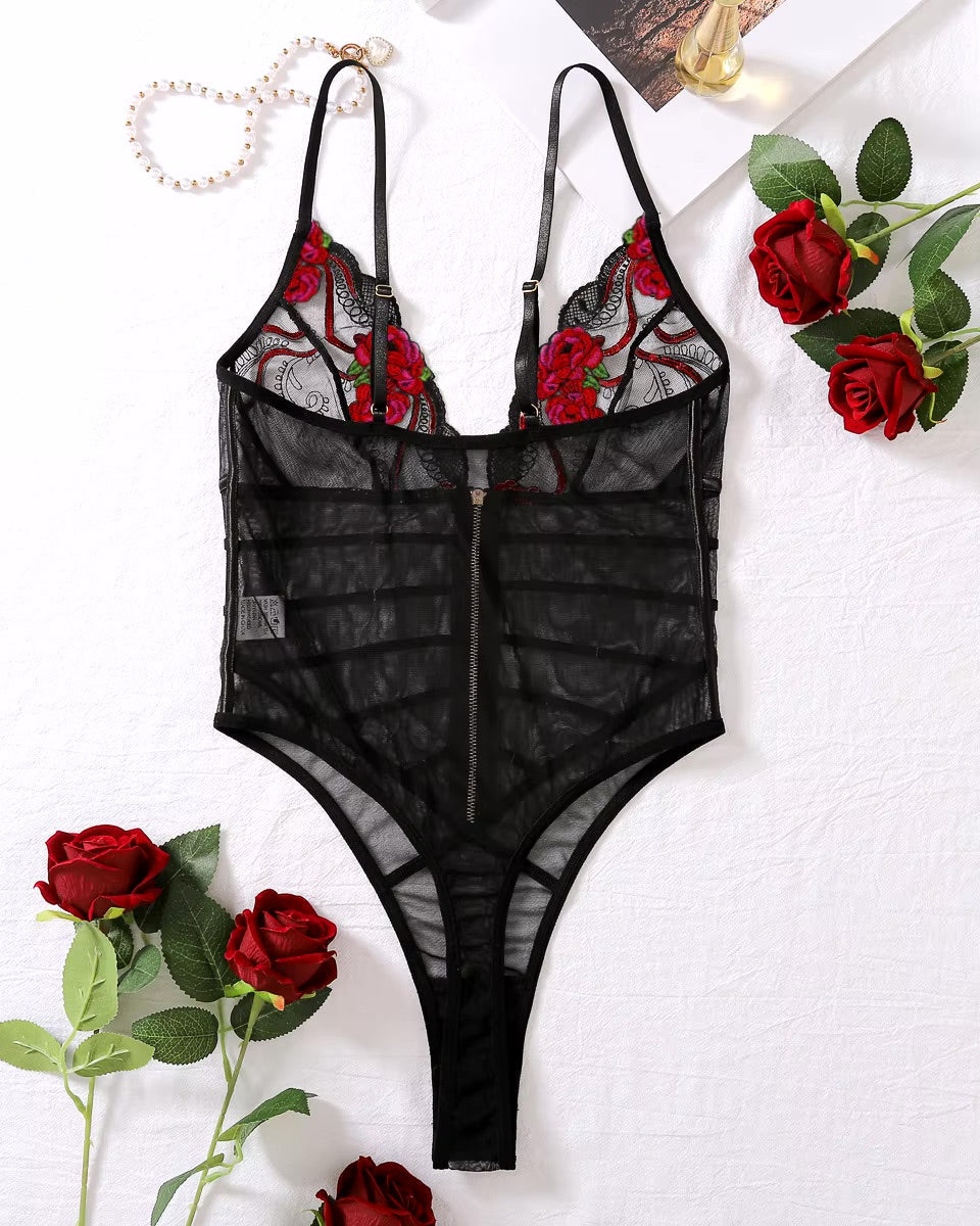 Make it Happen - Zip - Up Lingerie Bodysuit