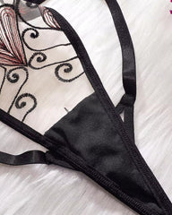 Oh Me Oh My -  Sheer Lace Lingerie Set