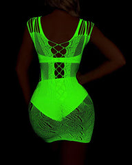 Finders Keepers - Glow in the Dark Bodystocking Dress