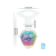 Diamond Crystal Rainbow Wearable Butt Plug Anal Sex Toy