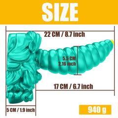 6.7‘’ AIMITEX Unicorn Silicone Shaped Penis Anal Plug Masturbator