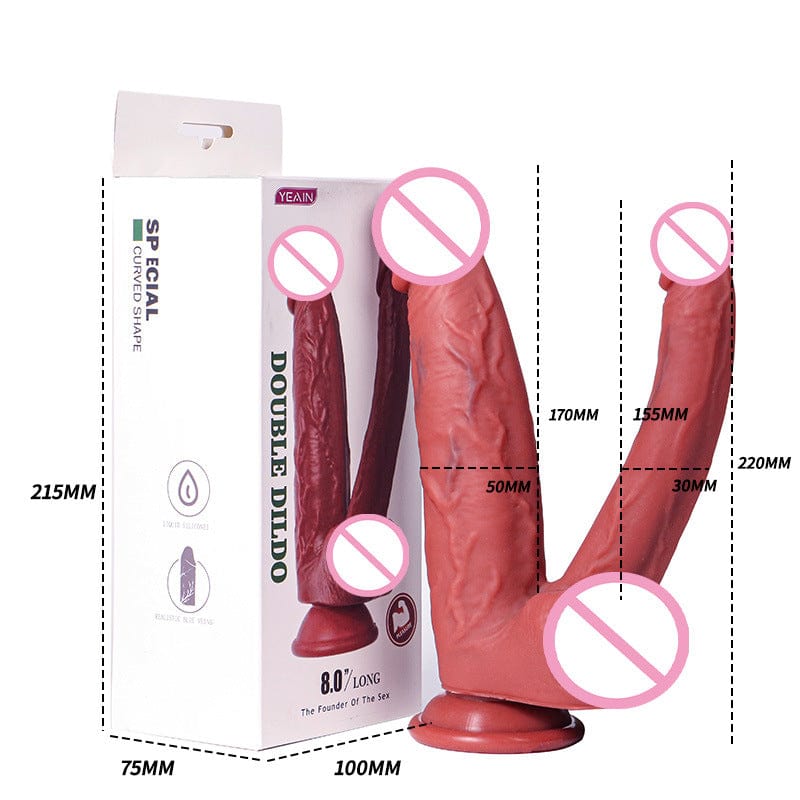 6.69‘’ Dildo Liquid Silicone Super Soft Simulation Penis Sex Masturbator