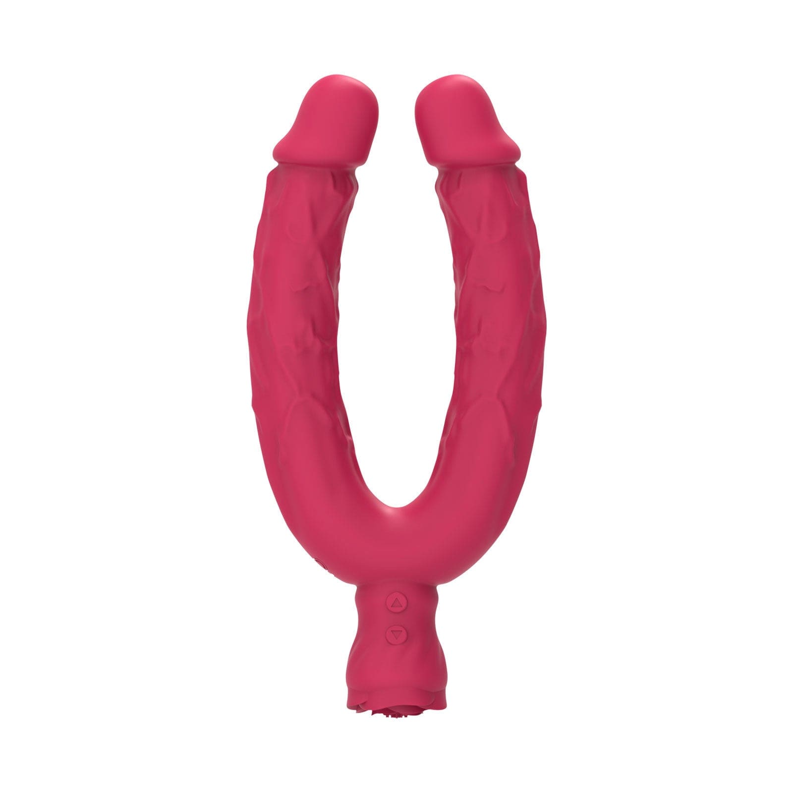 7.5‘’ Double Ended Vibrating Rose Dildo Anal Dildo with 10 Vibrating Modes