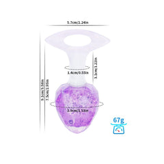 Diamond Crystal Rainbow Wearable Butt Plug Anal Sex Toy