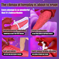 3 in 1 Rose Muncher Octopus Tentacle Swinging G-spot Vibrator