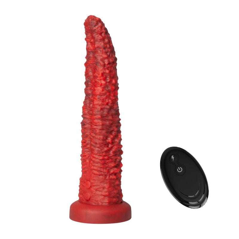 9.5‘’ Realistic Monster Tongue Thrusting Dildo Vibrator With Remote Control