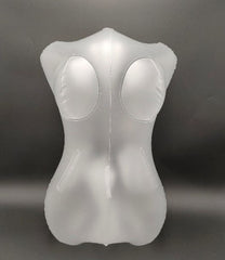 PVC Inflatable Female Half-body Toroso Transparent Model
