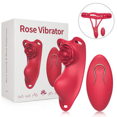 Rose Wearalbe Clitoral Massage Vibrator with Panty & Remote Control