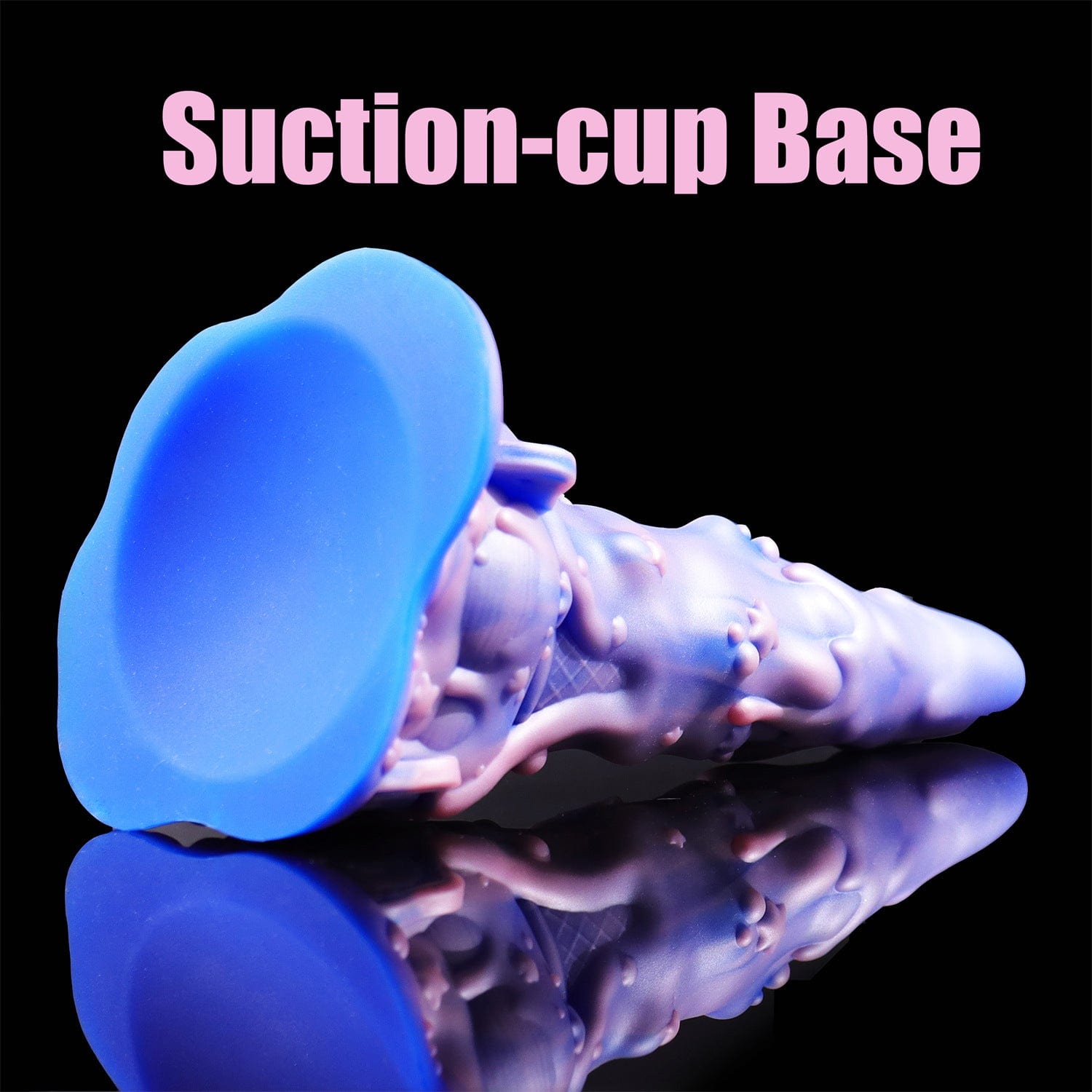 7.48‘’ AIMITEX Rainbow Ice Cream Liquid Silicone Fantasy Dildo Masturbation Massager