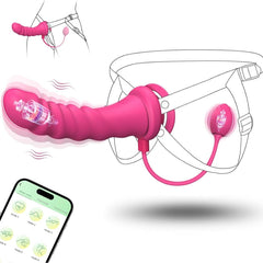 8.46‘’ Lesbians Silicone Vibrator Double Head Dildo Masturbation Vibrator