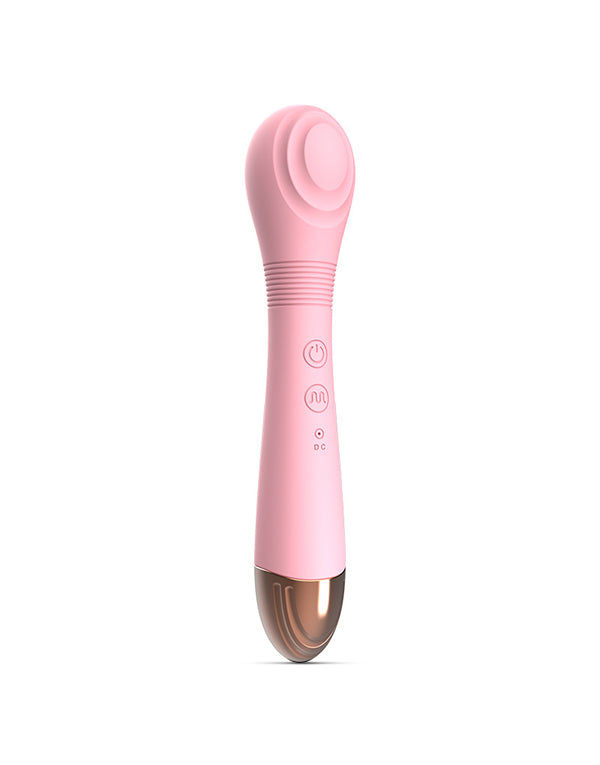 Pellegrace Athena's Goddess Scepter Rechargeable Clitoral Stimulator with Tongue-licking
