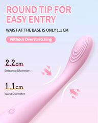 Pellegrace Athena's Golden Touch Flexible Shaft G-Spot Clitoral Vibration Stimulator