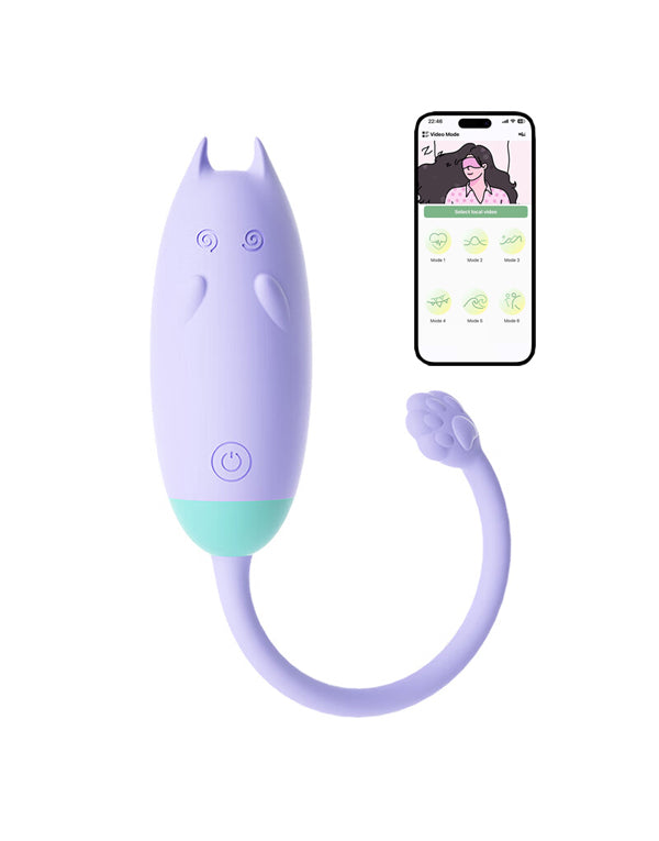 Pellegrace Dizzy Cat APP and Wireless Button Controlled Wearable Egg Vibrator