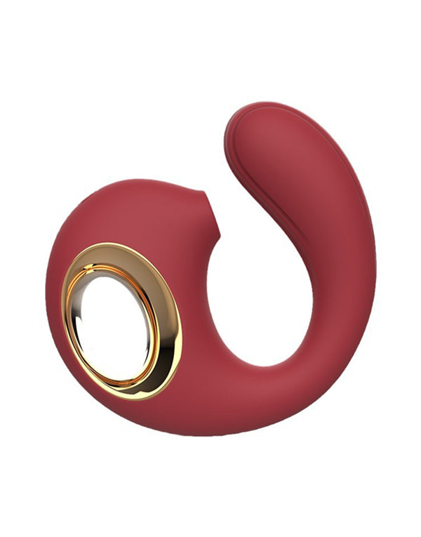 Pellegrace Little Dolphin Sucking Vibrator with Push & Pull Finger Grip Zone