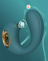 Pellegrace Little Dolphin Sucking Vibrator with Push & Pull Finger Grip Zone