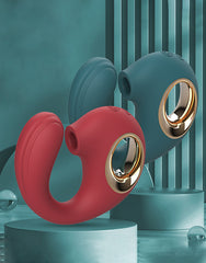 Pellegrace Little Dolphin Sucking Vibrator with Push & Pull Finger Grip Zone