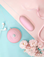 Pellegrace Mini Portable Quiet Auto Pink Shell Design Egg Vibrator