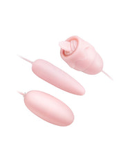 Pellegrace Mini 3-Point Tongue Licking Clitoral Vibrator With USB Charging