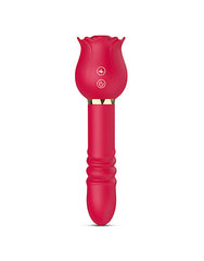 Pellegrace Plum Blossom Scepter Clitoral Suction Masturbator with Cylindrical Head Vibrator