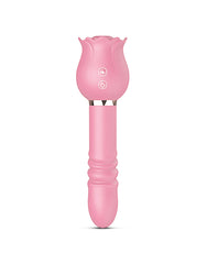 Pellegrace Plum Blossom Scepter Clitoral Suction Masturbator with Cylindrical Head Vibrator