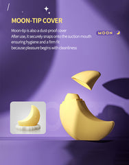 Pellegrace Twilight Moon Sucking Vibrator with Cloud-shaped Ambient Light Base