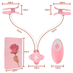 Vibrating Nipple Clamps Nipple Stimulation With Remote Control