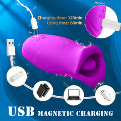 Rose Muncher 10 Biting Vibrating Modes Stimulate Nipple Clitoral Women Vibrator