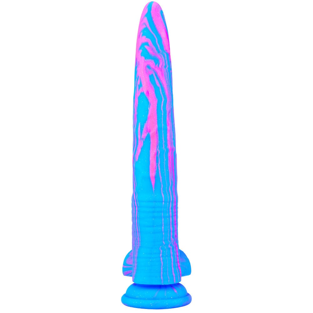 Deer Whip Colorful Big Dildo With Suction Cup