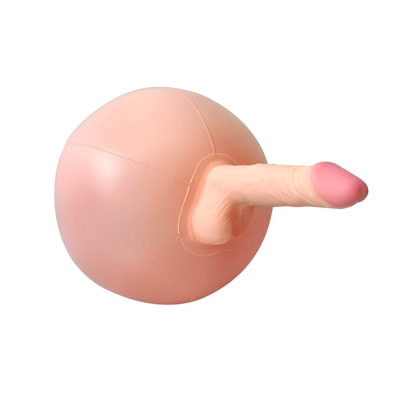 6.3‘’ Bouncy Inflatable Sex Ball with Remote Control Vibrating Realistic Dildo