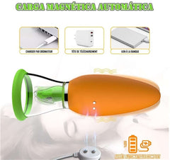 Carrot Vibration Automatic Heating Sucking Tongue Licker Pluggable