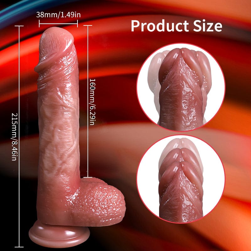 6.29‘’ Ultra Realistic Penis Fully Automatic Telescopic Rocking