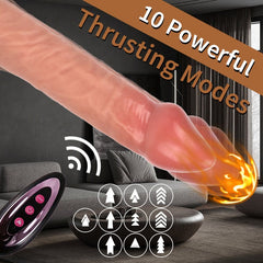 6.89‘’ Perfect Simulation Dick Powerful Thrusting Vibrating Penis