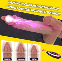 6.69‘’ Tongue Dick Strong Suction Cup Realistic Big Size Penis