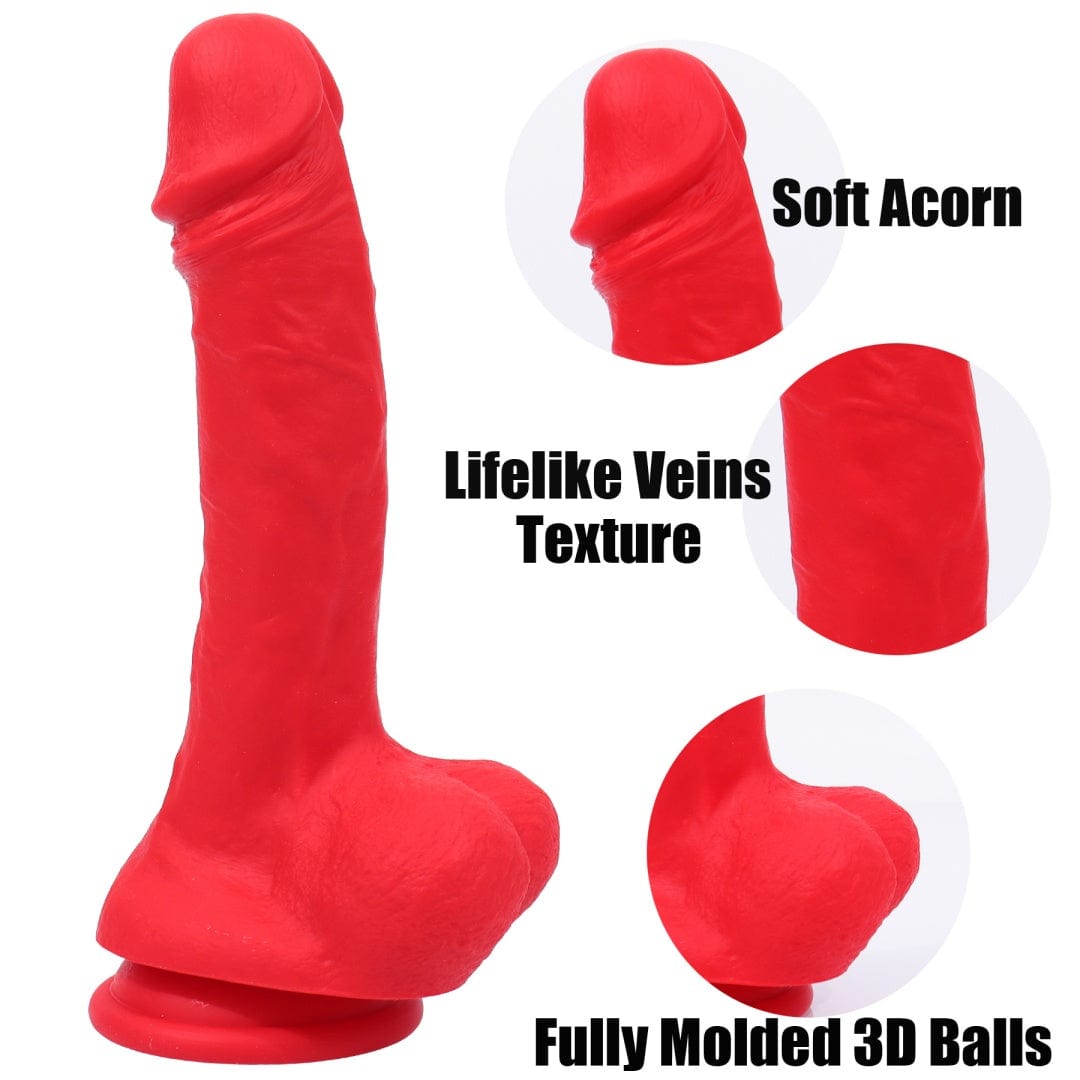 5.9‘’ AIMITEX five colors long silicone dildo