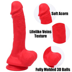 5.9‘’ AIMITEX five colors long silicone dildo