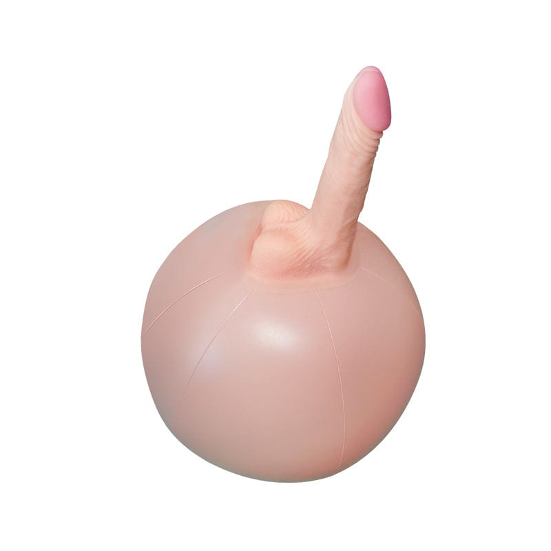 6.3‘’ Bouncy Inflatable Sex Ball with Remote Control Vibrating Realistic Dildo