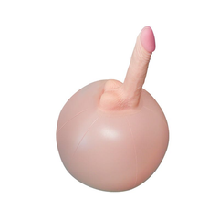 6.3‘’ Bouncy Inflatable Sex Ball with Remote Control Vibrating Realistic Dildo