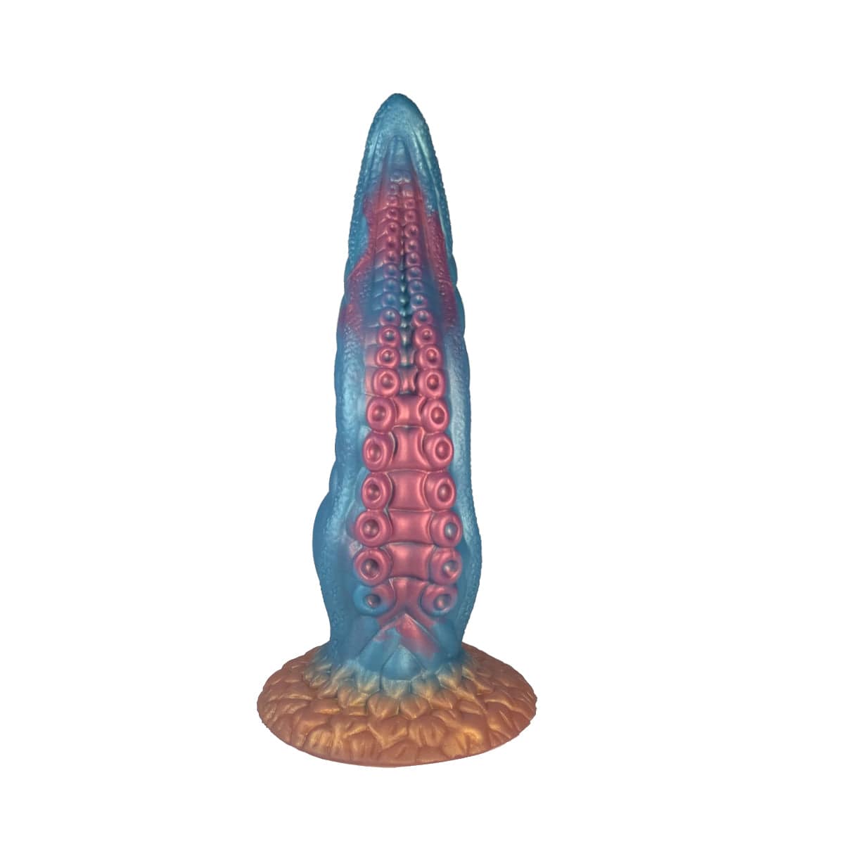 6.69‘’ Ocean Blue Octopus Tentacle Silicone Anal Dilator Fantasy Dildo